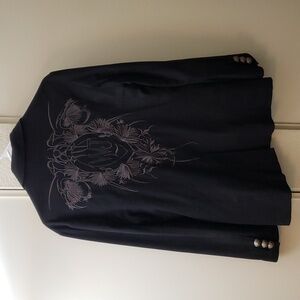 Mens embroidered blazer